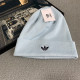 Sky Blue Casual Street Letters Embroidered Weave Hat
