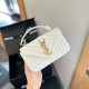 White Casual Street Letters Patchwork Metal Accessories Trim Texture Bags
