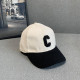White Black Casual Hip Hop Letters Patchwork Contrast Gross Hat