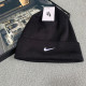 Black Casual Daily Letters Embroidered Weave Hat