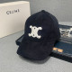 Black Casual Daily Letters Patchwork Contrast Hat