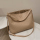 Khaki Street Letters Patchwork Bags