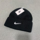 Black Street Daily Letters Embroidered Weave Hat