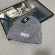 Grey Daily Letters Patchwork Weave Hat