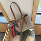 Khaki Street Daily Letters Patchwork Adjustable Bags