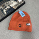 Orange Casual Street Letters Embroidered Weave Hat