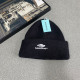 Black Casual Daily Letters Embroidered Weave Hat