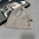 Light Coffee Casual Street Letters Embroidered Weave Hat