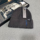 Dark Gray Casual Street Letters Embroidered Weave Hat