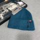 Blue Casual Street Letters Embroidered Weave Hat