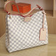 Cream White Street Letters Patchwork Bags