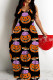 Black Sexy Casual Print Backless Spaghetti Strap Long Dresses