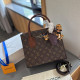 Brown Casual Street Letters Patchwork Metal Accessories Trim Adjustable Bags