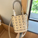 Yellow Casual Street Letters Patchwork Contrast Adjustable Bags