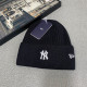 Black Casual Daily Letters Embroidered Weave Hat