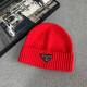 Red Street Daily Letters Patchwork Weave Hat