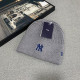 Grey Casual Daily Letters Embroidered Weave Hat