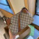 Khaki Street Daily Letters Patchwork Zipper Contrast Bags
