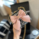 Silver Casual Daily Bow Sequins Patchwork Contrast Bags