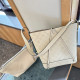 Apricot Casual Street Letters Patchwork Zipper Bags