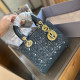 Dark Blue Gray Daily Celebrities Solid Color Metal Accessories Trim Texture Bags