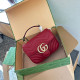 Burgundy Street Daily Letters Patchwork Metal Accessories Trim Texture Bags