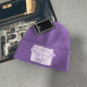 Purple Street Sportswear Letters Embroidered Weave Hat