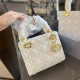 White Street Celebrities Solid Color Metal Accessories Trim Chains Texture Bags
