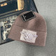 Light Coffee Street Sportswear Letters Embroidered Weave Hat