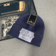 Tibetan Blue Street Sportswear Letters Embroidered Weave Hat