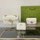 White Casual Daily Letters Metal Accessories Trim Chains Texture Bags