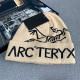 Apricot Casual Street Letters Embroidered Weave Contrast Hat