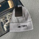 Grey Casual Sportswear Letters Embroidered Weave Hat