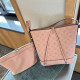 Pink Casual Street Letters Patchwork Zipper Bags