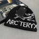 Black Casual Street Letters Embroidered Weave Contrast Hat