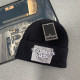 Black Street Sportswear Letters Embroidered Weave Hat