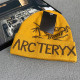 Yellow Casual Street Letters Embroidered Weave Contrast Hat