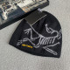 Black Gray Casual Street Letters Embroidered Weave Contrast Hat