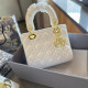 White Daily Celebrities Solid Color Metal Accessories Trim Texture Bags