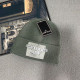Light Green Street Sportswear Letters Embroidered Weave Hat