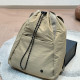 Grass Yellow Casual Street Solid Color Draw String Patchwork Contrast Adjustable Bags