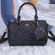 Black Street Letters Patchwork Zipper Bags