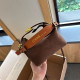 Red-brown Casual Daily Letters Metal Accessories Trim Zipper Embossed Bags
