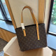 Brown Casual Daily Letters Patchwork Contrast Adjustable Bags
