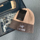 Khaki Casual Street Letters Embroidered Weave Contrast Hat