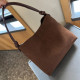Brown Casual Street Letters Patchwork Embossed Bags