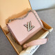 Pink Casual Street Letters Metal Accessories Trim Chains Texture Bags