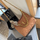 Orange Casual Daily Letters Metal Accessories Trim Chains Texture Bags