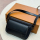 Black Street Daily Solid Color Patchwork Zipper Texture Bags