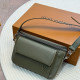 Army Green Street Daily Solid Color Patchwork Zipper Texture Bags